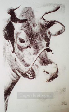  Grey Oil Painting - Cow grey POP